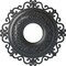 Ekena Millwork Orrington Ceiling Medallion (Fits Canopies up to 6 1/4"), 22"OD x 6 1/4"ID x 1 3/4"P, Pewter CM22ORPES - alternate 1